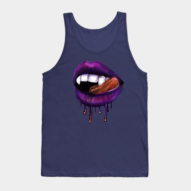 Sexy Vampire Alt clothing Grunge Tank Top by ISFdraw